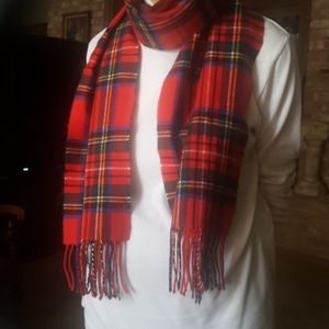 Soft tartan plaid scarf